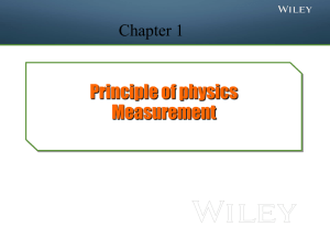 Principle of physics Measurement Chapter 1