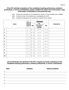Form 4 – Evaluators