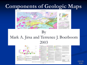 Components of a Geological Map
