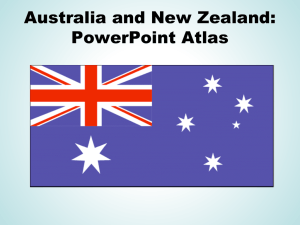 Australia, New Zealand and Oceania Atlas