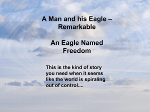 A Man and his Eagle Remarkable