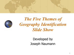 Five Themes of Gg. identification