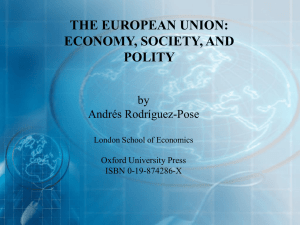 European Union - Economy, Society, Polity