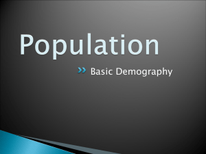 Basic Demography