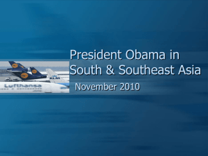 President Obama in South &amp; Southeast Asia November 2010