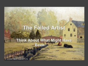 The Failed Artist Think About What Might Have