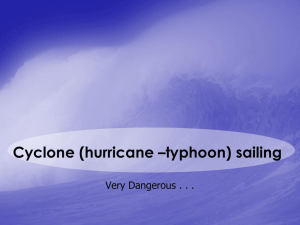 Cyclone (hurricane typhoon) Sailing