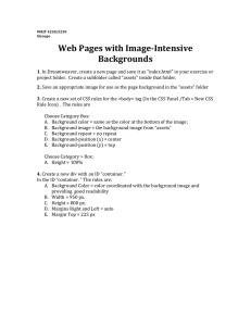 Image-Intensive-Background Web Page Design