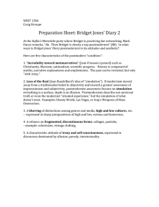 Preparation Sheet: Bridget Jones’ Diary 2