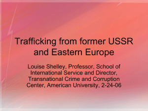 Trafficking from Former USSR East Europe (PPT)