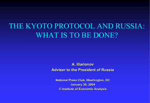 Russia Kyoto Accord