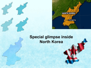 Special glimpse inside North Korea