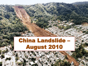 China Landslide August 2010