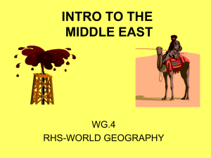 Intro to Middle East