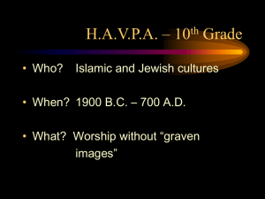 Islamic Jewish Cultures