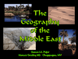 Middle East Geography 2