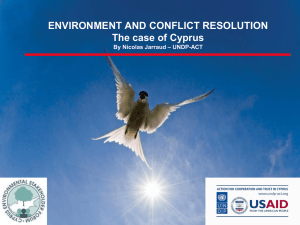 Conflict Resolution - Cyprus