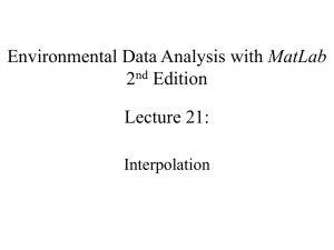 MatLab 2 Edition Lecture 21:
