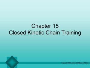 Closed kinetic Chain