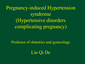 pregnancy hypertension