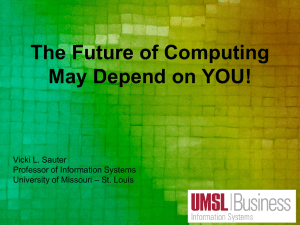The Future of Computing Depends on YOU!
