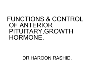 ANTERIOR PITUITARY,GROWTH HORMONE
