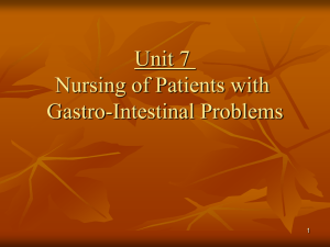 Gastrointestinal disorders