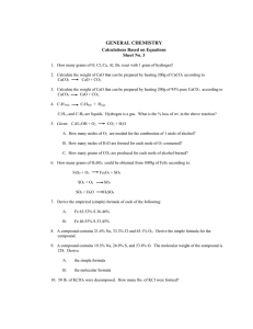Calculations Based on Equations (Sheet No. 3)