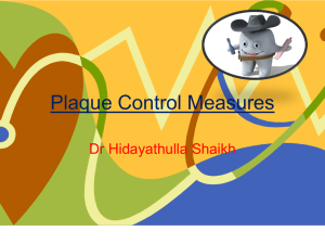 Plaque Control Measures