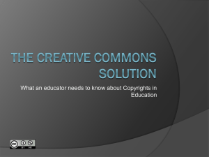 The Creative Commons Solution