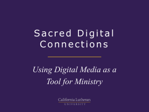 Sacred Digital Connections