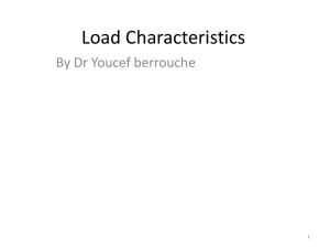 Load Characteristics By Dr Youcef berrouche 1