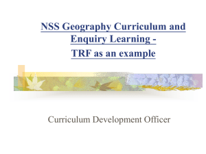New-NSS Geography Curriculum and Enquiry Learning-TRF-Web