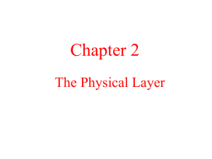 Chapter 2 The Physical Layer