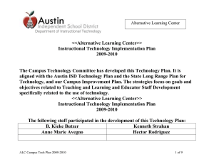Alternative Learning Centers