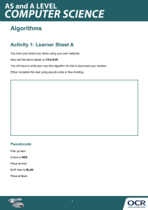Algorithms topic exploration pack – Learner activity (DOC, 257KB)