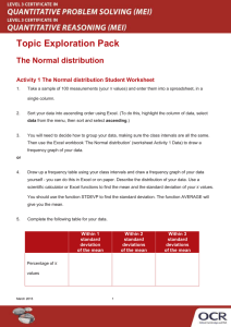 The Normal distribution learner activity (DOC, 1MB)