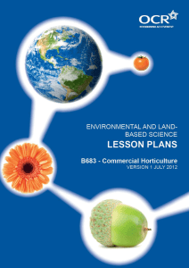 Unit B683 - Commercial horticulture - Lesson plans (DOC, 956KB)
