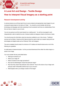 How to interpret visual imagery as a starting point - Activity - Lesson element (DOC, 278KB)