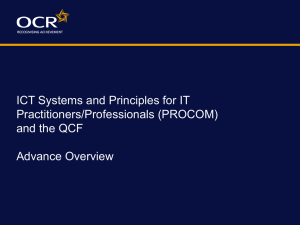 IT systems and principles advance overview (PPT, 292KB)