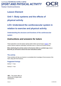 Unit 01 - Lesson element - Cardiovascular system (DOC, 800KB) 29/02/2016