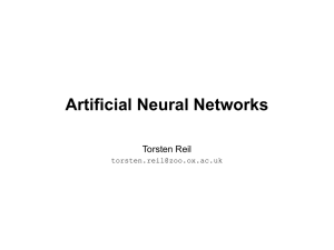 Artificial neural networks PowerPoint