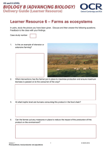 – Farms as ecosystems Learner Resource 6