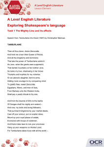 Exploring Shakespeare’s language - Activity