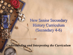 understanding and interpreting the curriculum
