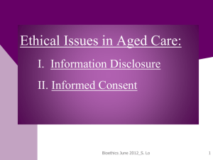 ethical issues in aged care