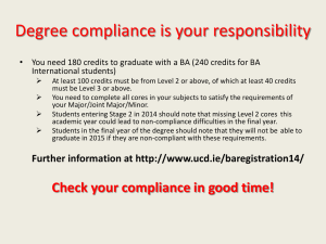 Degree compliance is your responsibility International students)