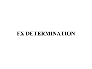 FX Determination slides