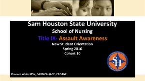 Assault Awareness Presentation
