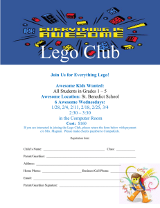 Lego Club Enrollment